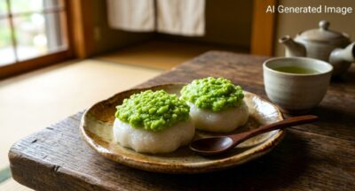 ずんだもんのモチーフとなった、枝豆を使った東北の郷土料理・ずんだ餅