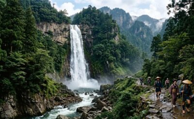 歴史的に多くの人々の憧れの的だった、那智の滝(紀伊半島の旅の歴史)
