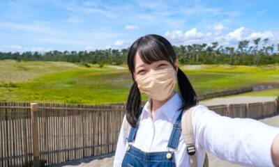 筆者、中田島砂丘より(2018年頃。若いというよりも幼いですね・・・)(静岡県浜松市)