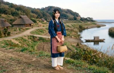 飛鳥時代の下総国（千葉県）、多くの男性からモテすぎた真間の手児奈（画像はあくまでAIによるイメージです）【日本の恋愛の歴史】