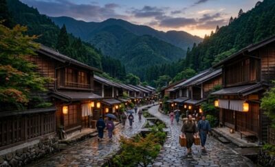 紀伊半島の旅：旅人たちの憩いの場・宿場町（画像はAIによるイメージです）