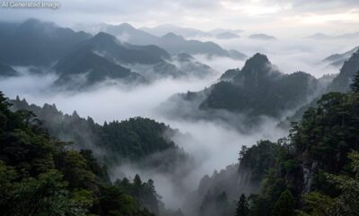 険しい紀伊山地のイメージ【紀勢本線関連】