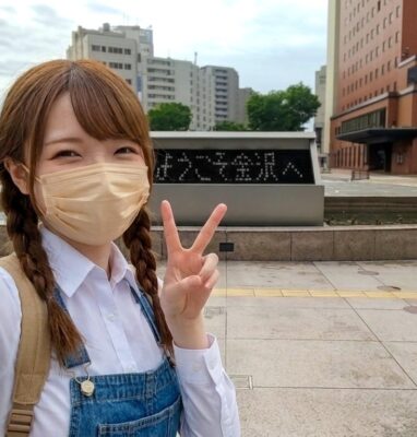 筆者、金沢駅前より（2019年頃）（石川県金沢市）