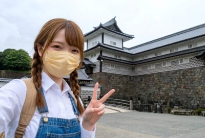 金沢城・橋爪門より(石川県金沢市)
