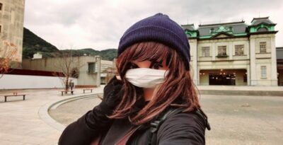 筆者、門司港駅より(福岡県北九州市門司区)