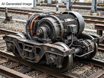 電車のモーター（画像はAIによるイメージです）