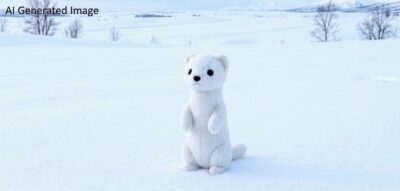 ラッコと同じイタチ科・オコジョ