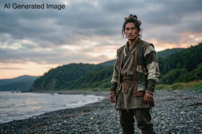 モヨロ人の例(画像はあくまでAIによるイメージです。)(石北本線・釧網本線:網走の観光・歴史)