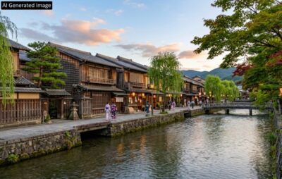 京都の町並みのイメージ(画像はAIによるイメージです)