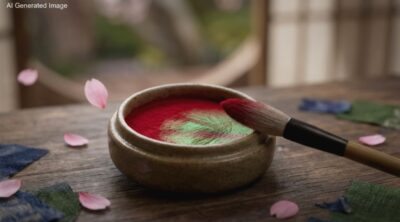 京都の名物「京都紅」(画像はAIによるイメージです)(鉄道唱歌の旅:京都の観光・名所)
