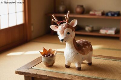 奈良のお土産「張子の鹿」(画像はAIによるイメージです)