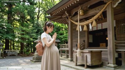 「元気な赤ちゃんが生まれますように」と願う安産祈願