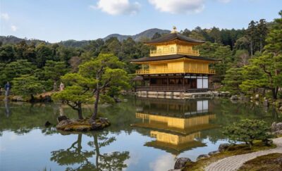 室町時代の金閣寺（画像はAIによるイメージです）