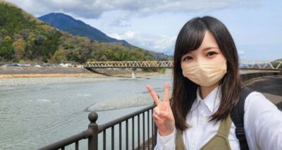 身延町・富士川より(山梨県南巨摩郡身延町)(身延線の旅)
