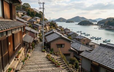 尾道の景色の例(画像はAIによるイメージです。実際の景色ではありません)