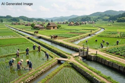 明治時代の安城「日本のデンマーク」(画像はあくまでAIによるイメージです。)