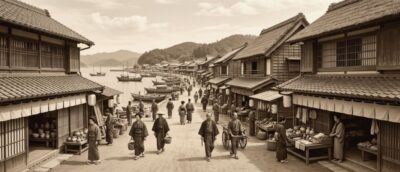 明治時代の舞鶴（画像はあくまでAIによるイメージです。）