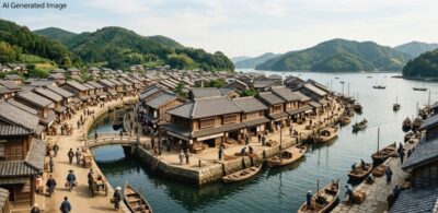 明治時代の舞鶴（画像はあくまでAIによるイメージです。）