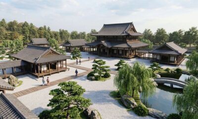 江戸時代の水戸の弘道館（画像はAIによるイメージです）