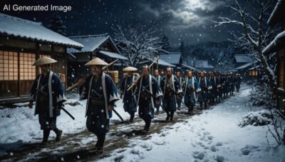 江戸時代の赤穂義士たち（画像はAIによるイメージです）