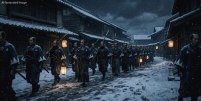 江戸時代の赤穂義士(画像はAIによるイメージです)(山科・大石良雄関連)