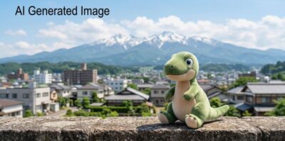 福井の恐竜(画像はAIによるイメージです)