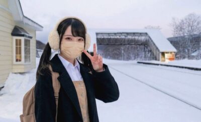 蘭島駅より（北海道小樽市）
