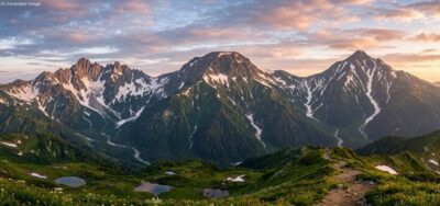 越後の山々のイメージ(上越線の旅)