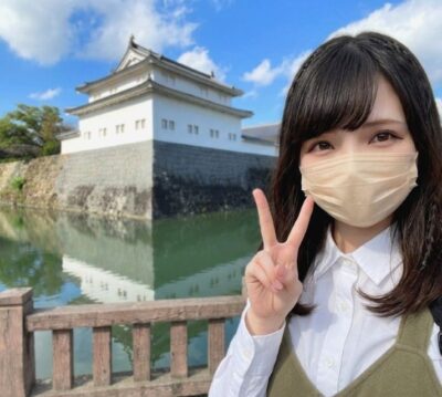 筆者、駿府城前より(静岡県静岡市)
