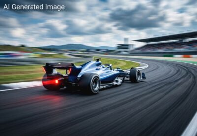「F1レーシングカー」（画像はAIによるイメージです）（新幹線の速度関連の話題）