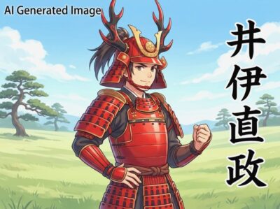 彦根の英雄・井伊直政(画像はあくまでAIによるイメージです。)