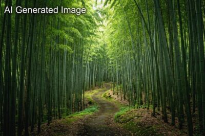 京都の嵐山国有林の例（画像はあくまでAIによるイメージです。）