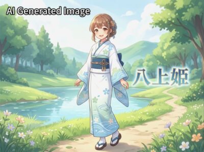 八上姫(画像はAIによるイメージです)(日本の恋愛の歴史)