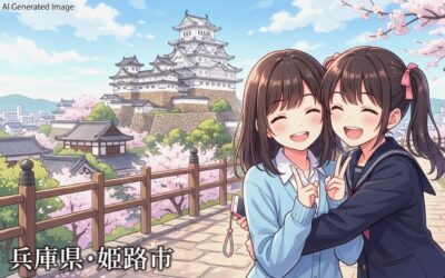 兵庫県姫路市の観光(画像はあくまでAIによるイメージです。)