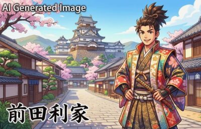 加賀百万石の大名・前田利家(画像はあくまでAIによるイメージです。)