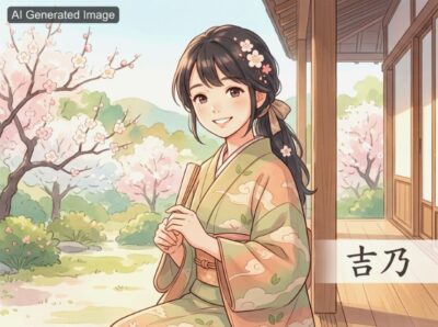 織田信長の側室・吉乃。（画像はあくまでAIによるイメージです。）