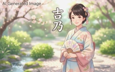 織田信長の側室・吉乃。（画像はAIによるイメージです。史実とは異なる描写がある可能性がありますので、ご了承ください。）