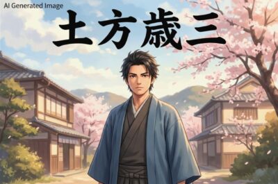 京都時代の土方歳三（画像はあくまでAIによるイメージです。）