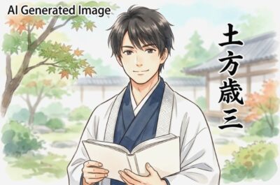 多摩時代の土方歳三（画像はあくまでAIによるイメージになります。）