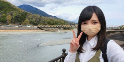 身延町・富士川より(山梨県南巨摩郡身延町)(身延線の旅)