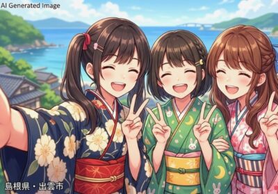 島根県出雲市の観光（画像はあくまでAIによるイメージです。実際の景色・人物等ではありません）