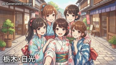栃木県・日光の観光(画像はあくまでAIによるイメージです。)