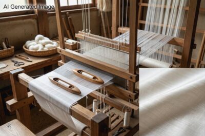 盛岡の「羽二重織り」のイメージ(画像はあくまでAIによるイメージです。)