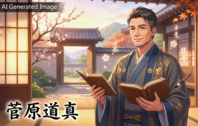 菅原道真公（画像はあくまでAIによるイメージです。）