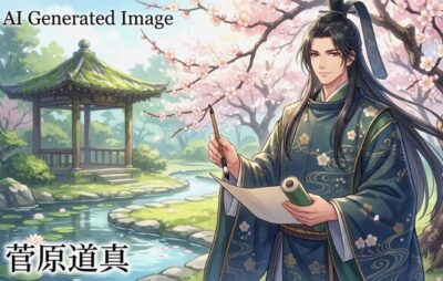 菅原道真公(画像はあくまでAIによるイメージです。)