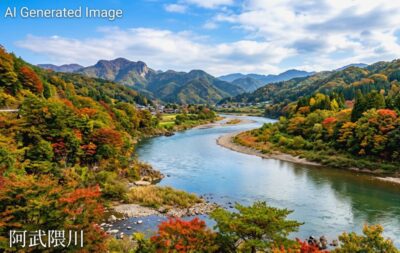 阿武隈川(画像はあくまでAIによるイメージです。)