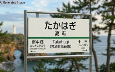 高萩駅（茨城県高萩市）（画像はAIによるイメージです。実物・実際の景色ではありません）