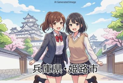 兵庫県姫路市の観光(画像はあくまでAIによるイメージです。)