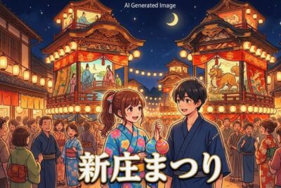 新庄まつり(画像はあくまでAIによるイメージです。)