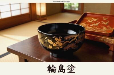 輪島塗(画像はあくまでAIによるイメージです。)(金沢の観光)